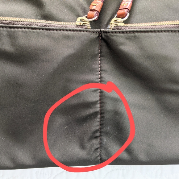 Dooney & Bourke Large Nylon Pocket Satchel - Picture 3 of 9